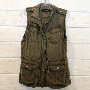 Max Jeans Studio Utility Vest, ajustable waistband